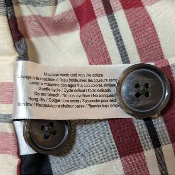 Jockey Utility Jacket Womens XS Military-Style Barn Pockets Plaid Lining - Picture 5 of 11